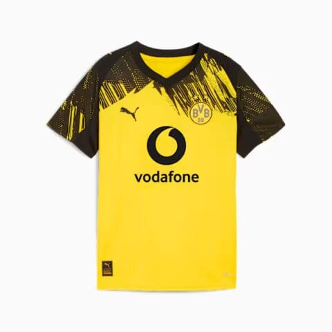 PUMA Borussia Dortmund Home Big Kids' Soccer Jersey 25/26