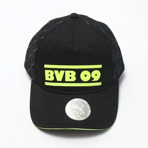 Puma BVB Legacy Football Baseball Cap - Black-Neon