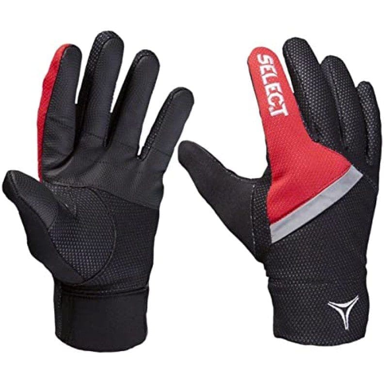 Select Sport America Winter Soccer Glove - Black/Red - Image 2