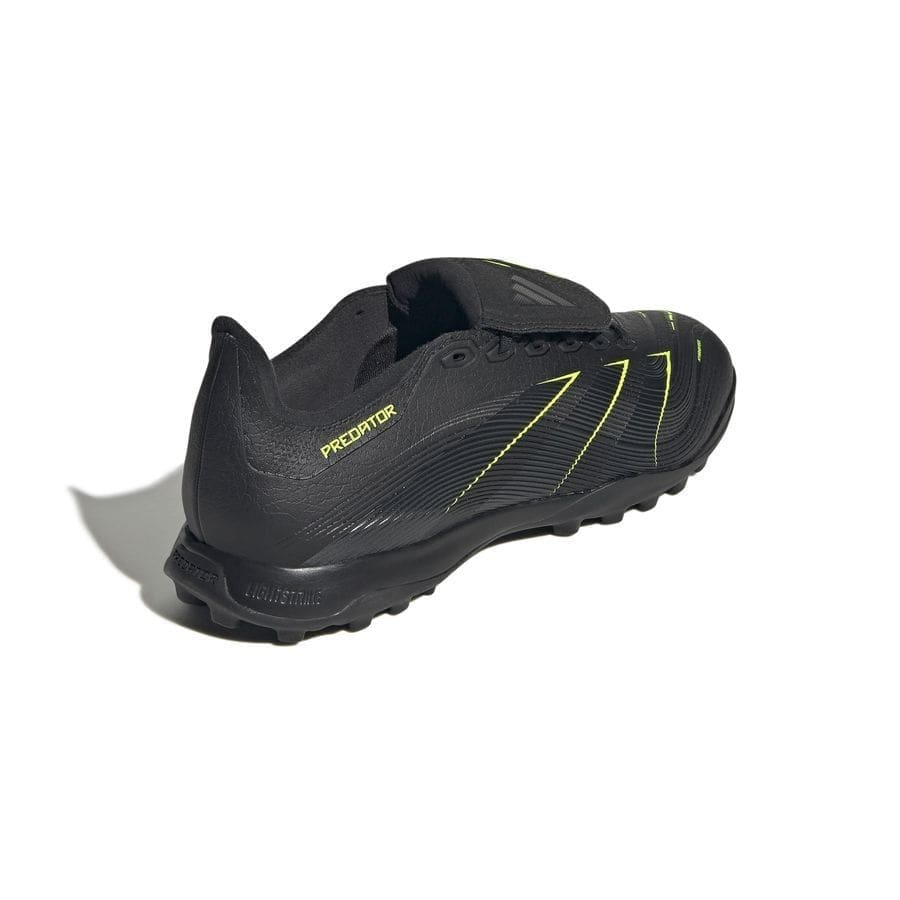 adidas Predator League Fold-Over Tongue Men's TF Soccer Shoes Electric Stealth - Image 4