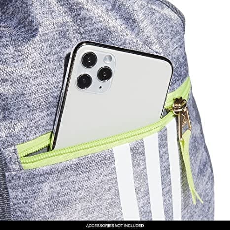 adidas Alliance II Sackpack Jersey (Grey/Pulse Lime-Green/White) - Image 3