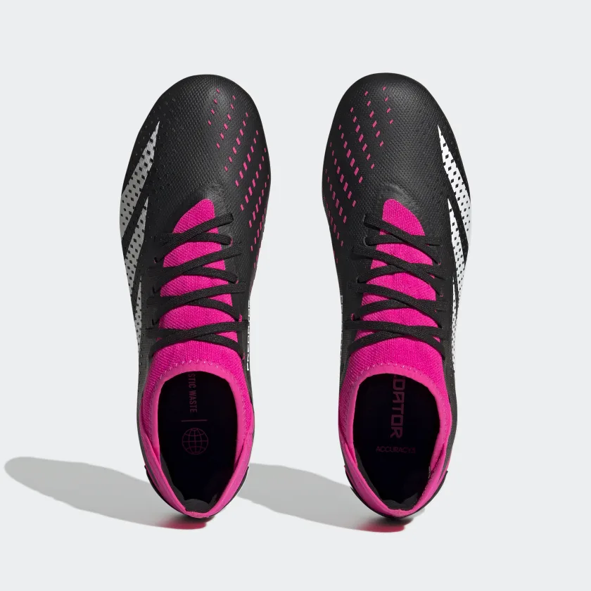 adidas Predator Accuracy.3 Firm Ground (Core Black/Pink 2) - Image 4