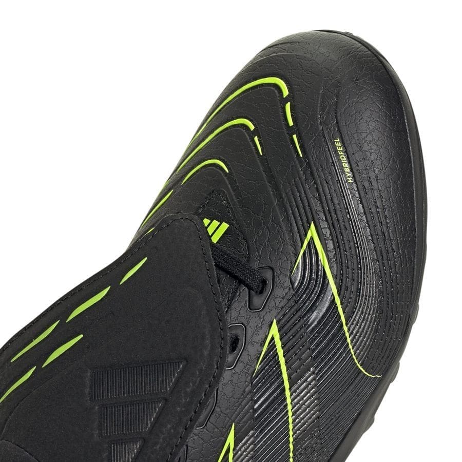 adidas Predator League Fold-Over Tongue Men's TF Soccer Shoes Electric Stealth - Image 5