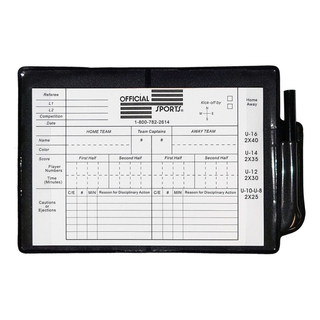 Official Sports Data Wallet W/Pencil Bi-Fold - Image 3