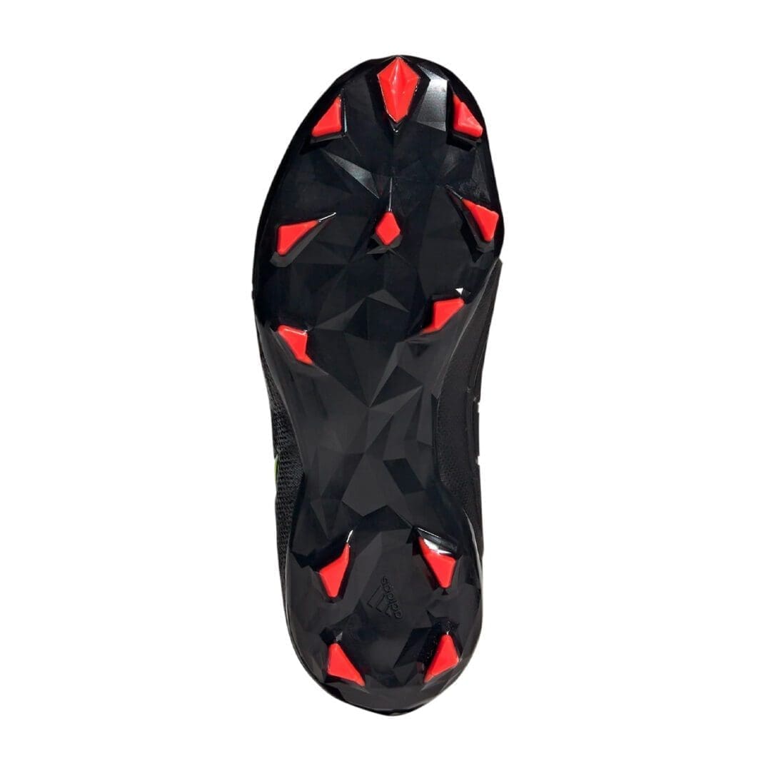 adidas Predator Edge.1 Firm Ground Shoes (Black / Green) - Image 5