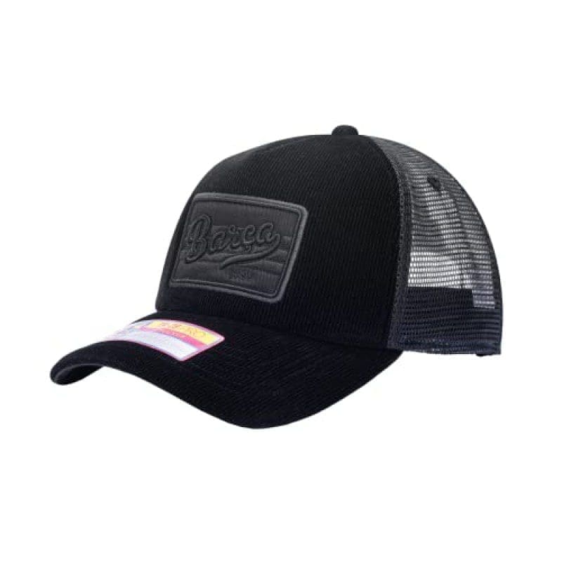 Fan Ink Barcelona '2021 Signature' Trucker Snapback Hat/Cap Black - Image 3