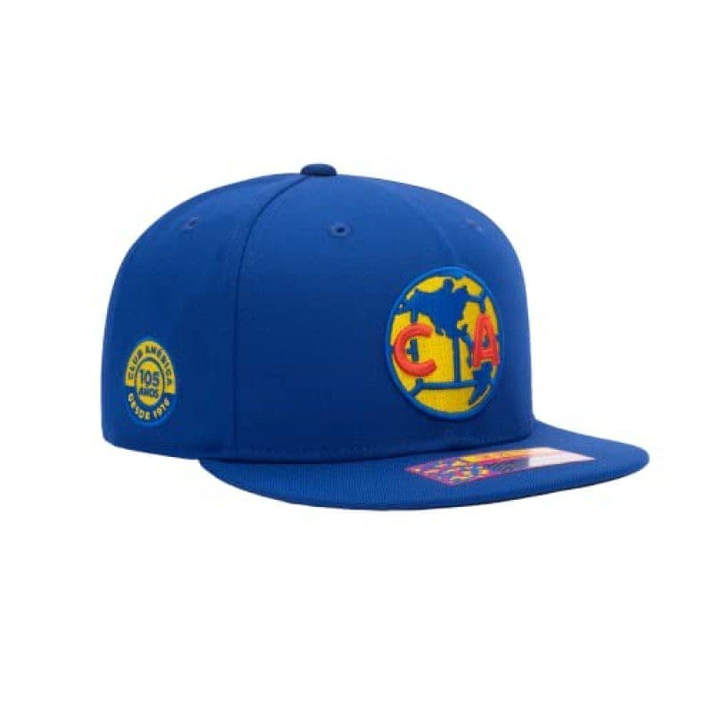 Fan Ink Club America '105th' Anniversary Retro Soccer Adjustable Snapback Hat/Cap - Image 2