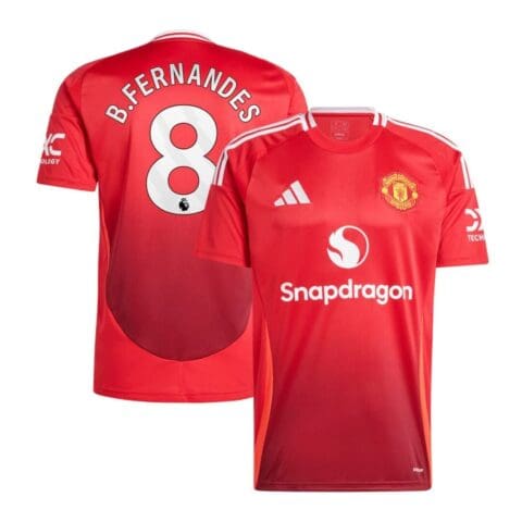 adidas Manchester United "Fernandes #8" Men's Stadium Home Jersey 2024/25