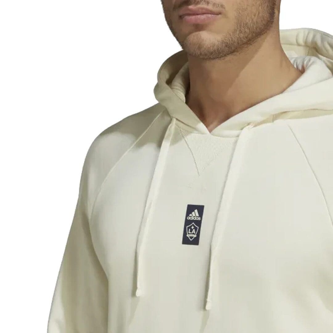 adidas LA Galaxy Men's Travel Hoodie 2022 - Image 3