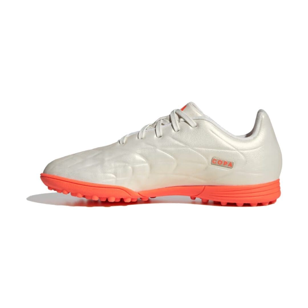 adidas Copa Pure.3 Youth Turf (Off White/Solar Orange) - Image 2