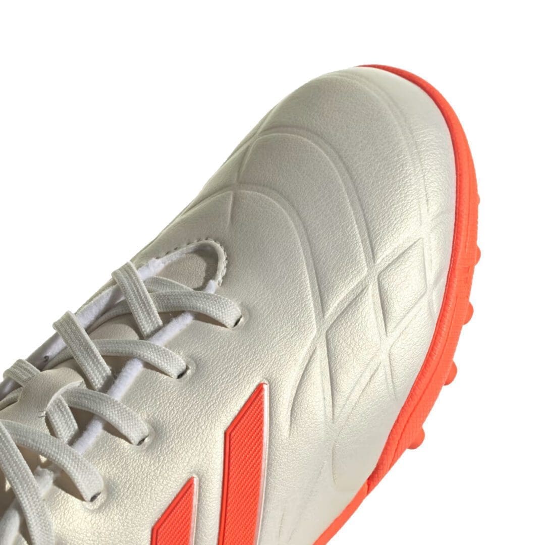 adidas Copa Pure.3 Youth Turf (Off White/Solar Orange) - Image 4