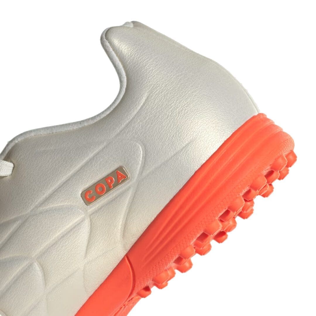 adidas Copa Pure.3 Youth Turf (Off White/Solar Orange) - Image 5