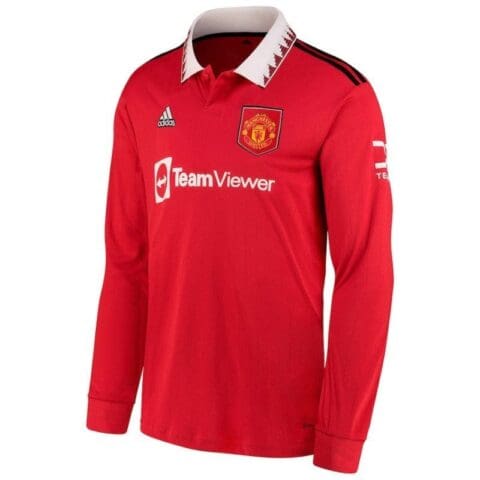 adidas Manchester United Men's L/S Home Jersey 2022/23