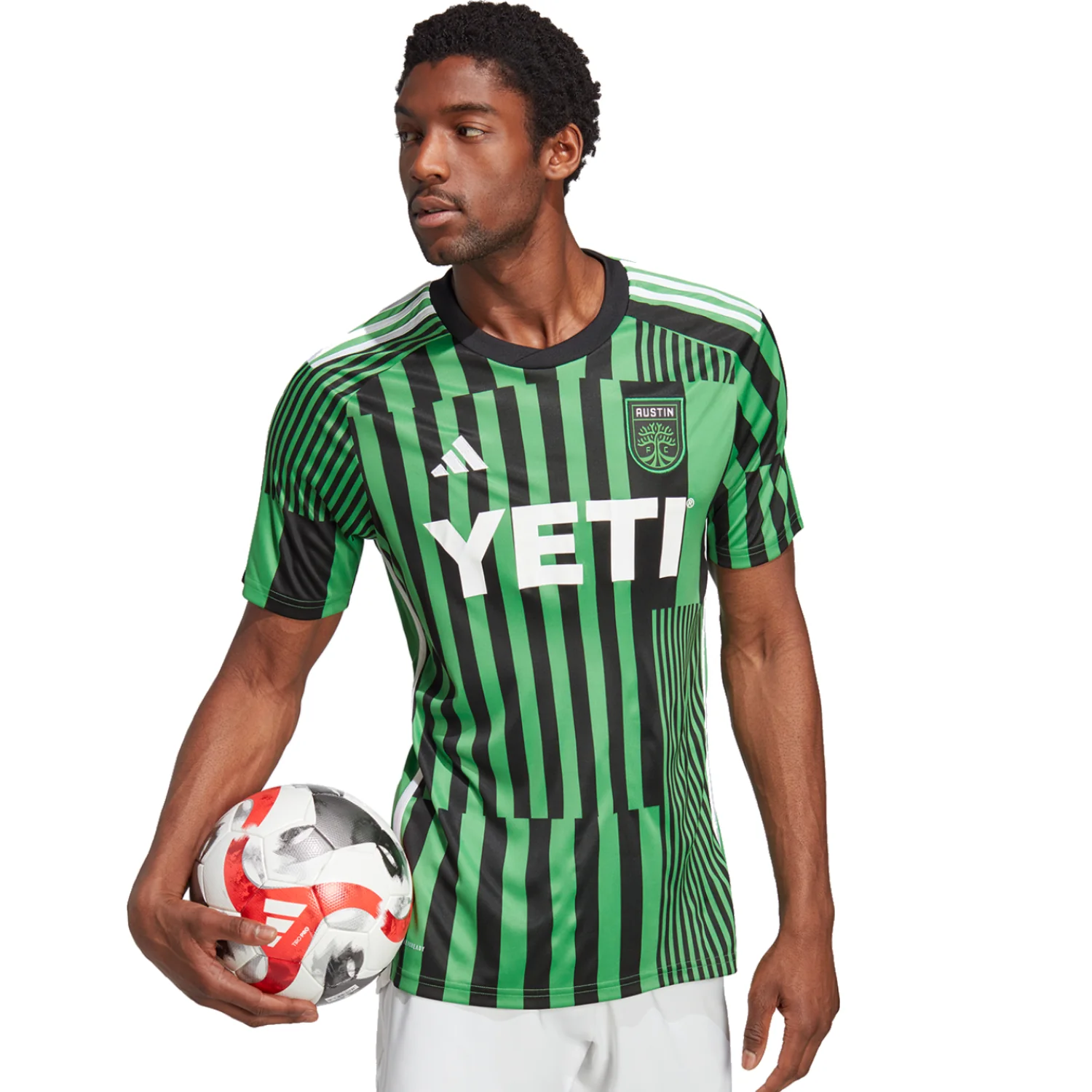 adidas Austin FC Mens Stadium Home Jersey 2023/24 - Image 2