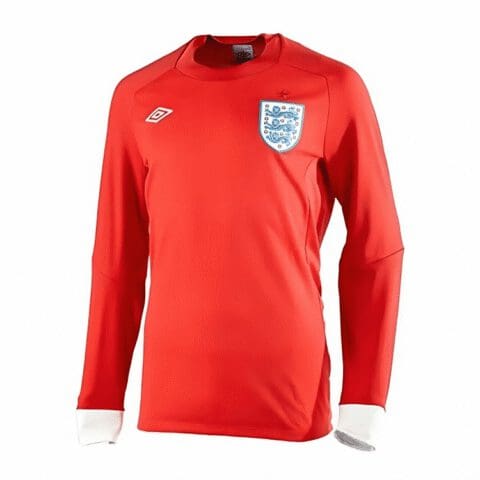 Umbro England Men's Away Long Sleeve Jersey World Cup 2010