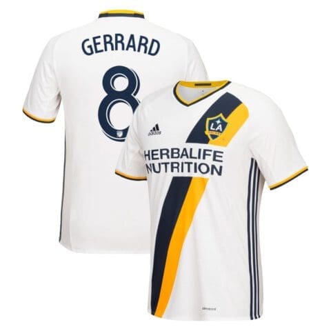 adidas LA Galaxy Men's Home Jersey Gerrard #8 2016/17