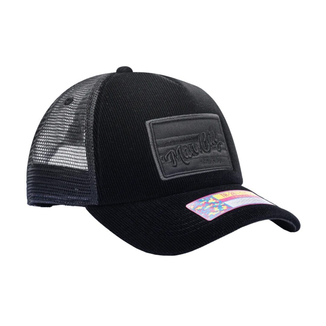 Limited Edition Manchester City Signature Trucker Hat (Black) - Image 3