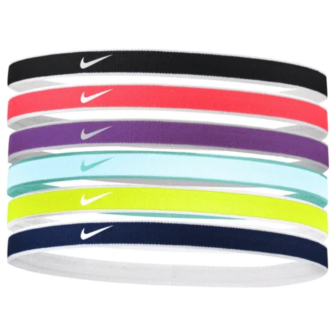 Nike Swoosh Sport Headbands 6 Pack (Multicolors)