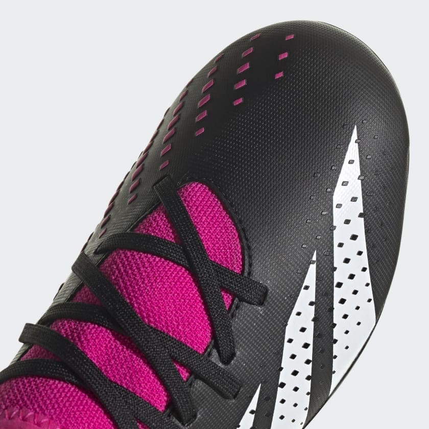 adidas Predator Accuracy .3 FG Youth (Black/White/Pink) - Image 9