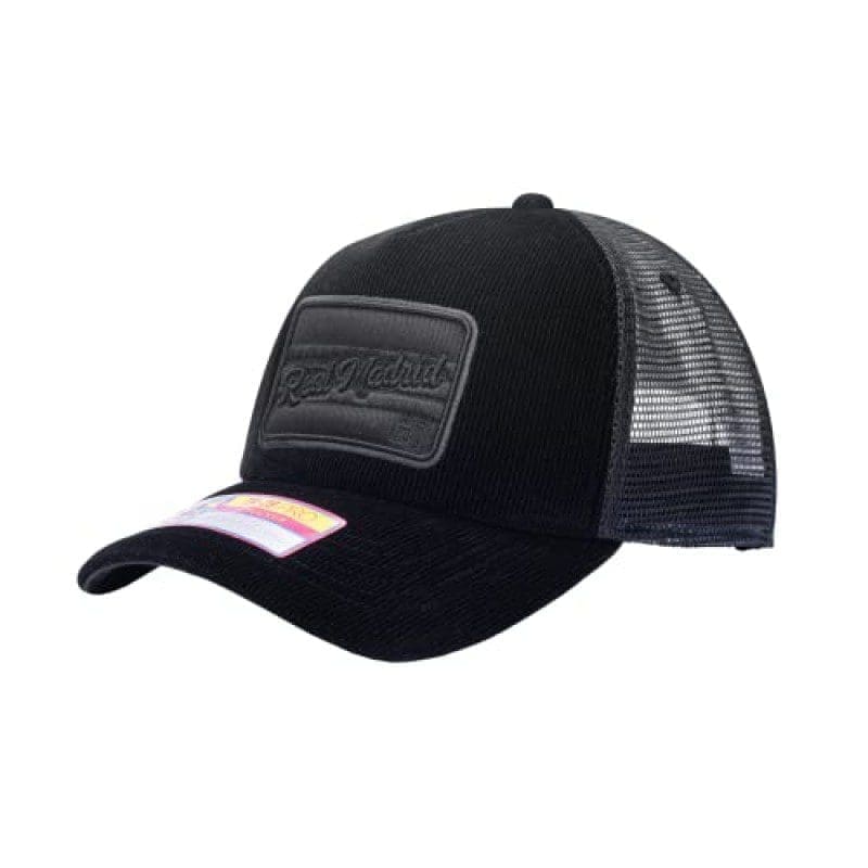 Fan Ink Real Madrid '2021 Signature' Trucker Snapback Hat/cap Black - Image 3