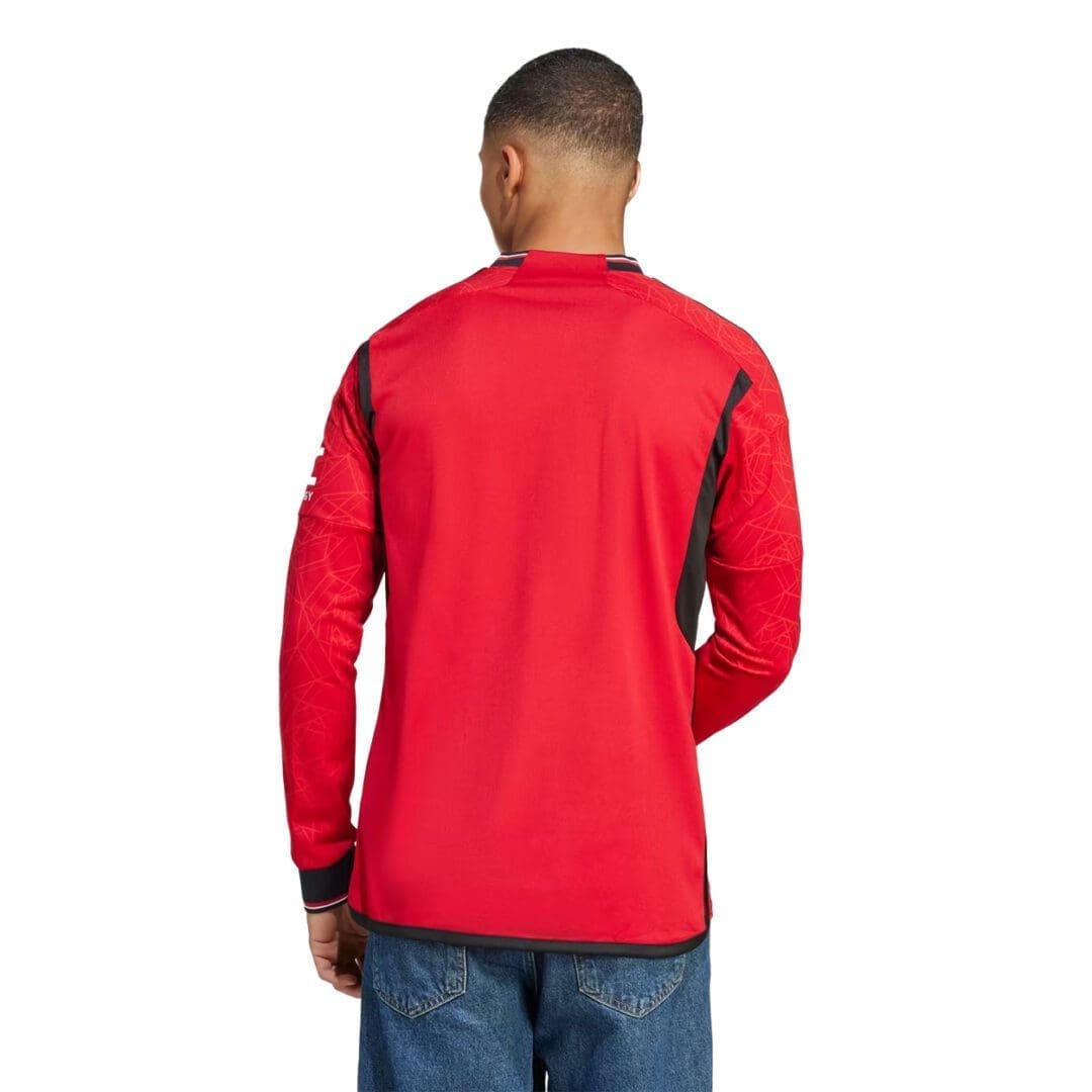 adidas Manchester United L/S Men's Stadium Home Jersey 2023/24 - Image 4