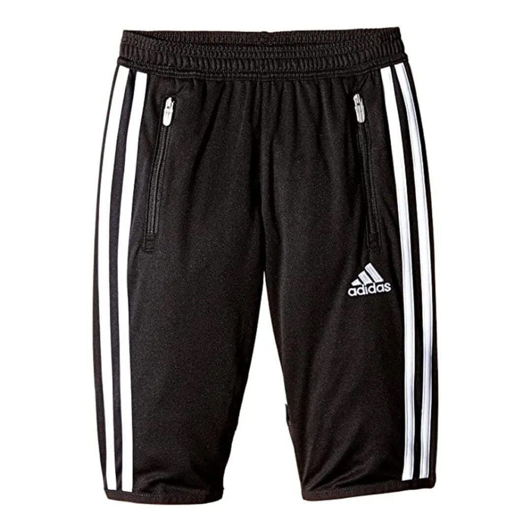 adidas Con14 Youth 3/4 Training Pants (Black/white) - Image 2