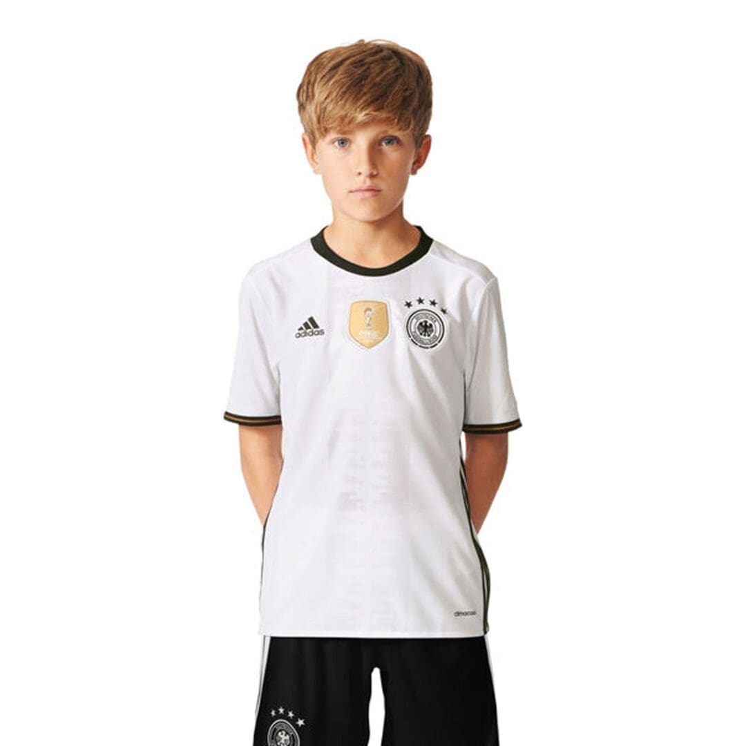 adidas Germany Youth Home Jersey 2016/17 - Image 2