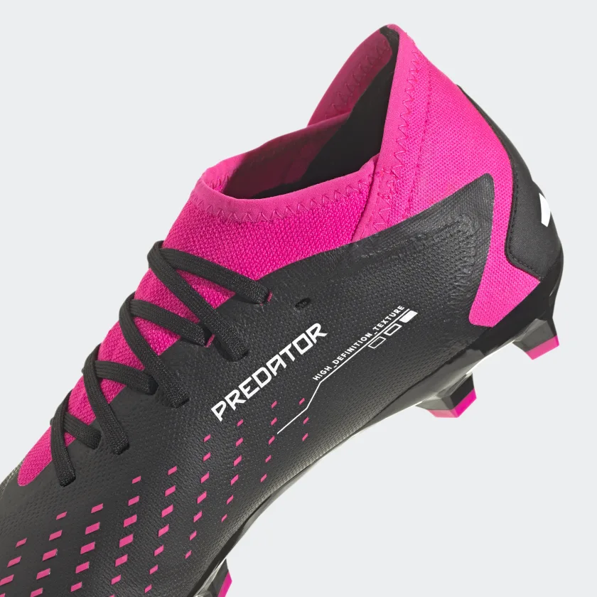 adidas Predator Accuracy.3 Firm Ground (Core Black/Pink 2) - Image 6