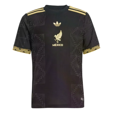 adidas Mexico Youth Gold Soccer Jersey 25