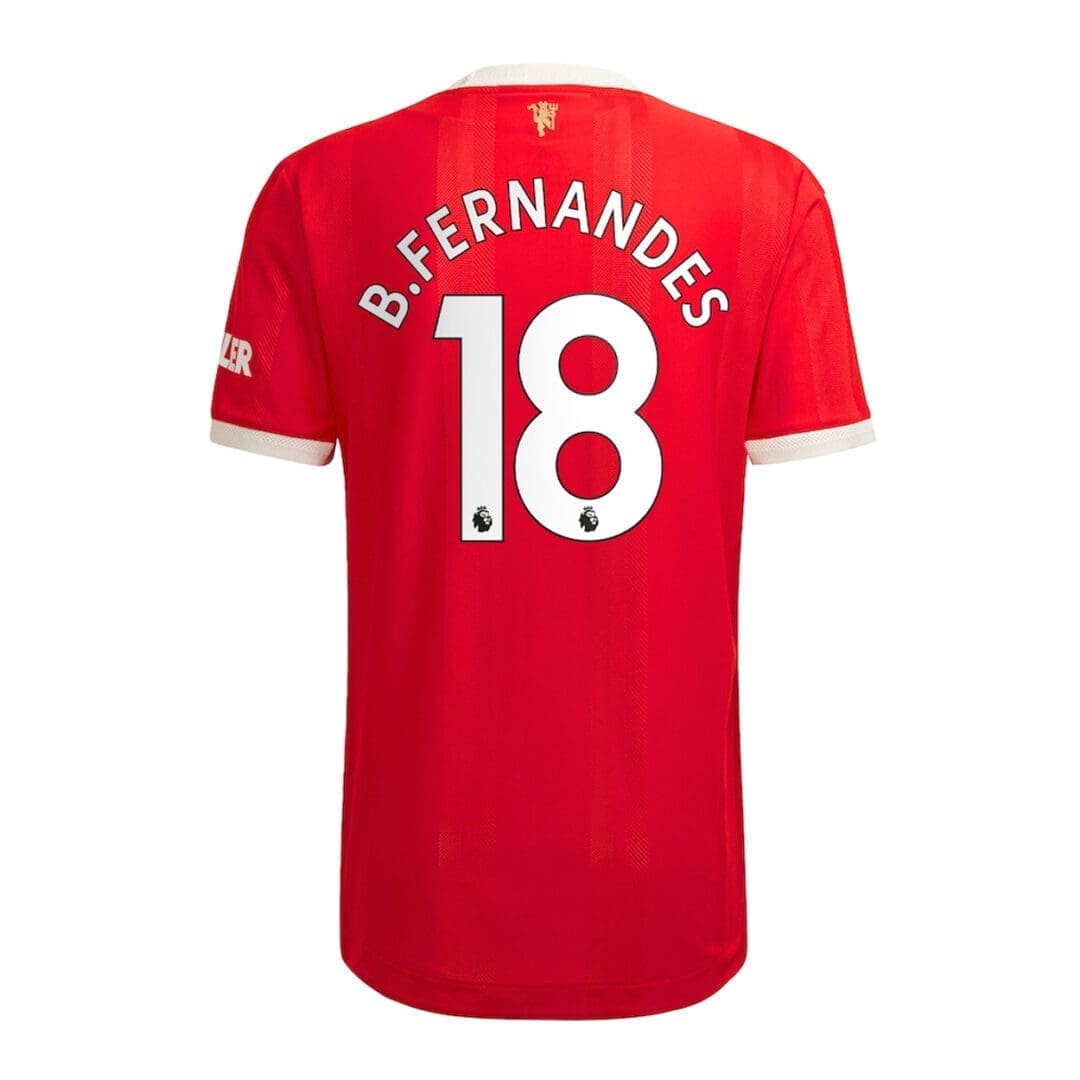 adidas Manchester United “B. Fernandes #18” Men’s Authentic Home Jersey 2021/22 - Image 3
