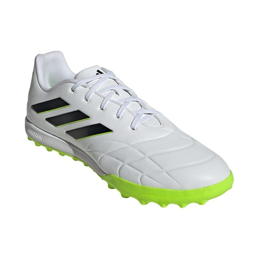 adidas Copa Pure.3 Turf (White/Lucid Lemon) - Image 3