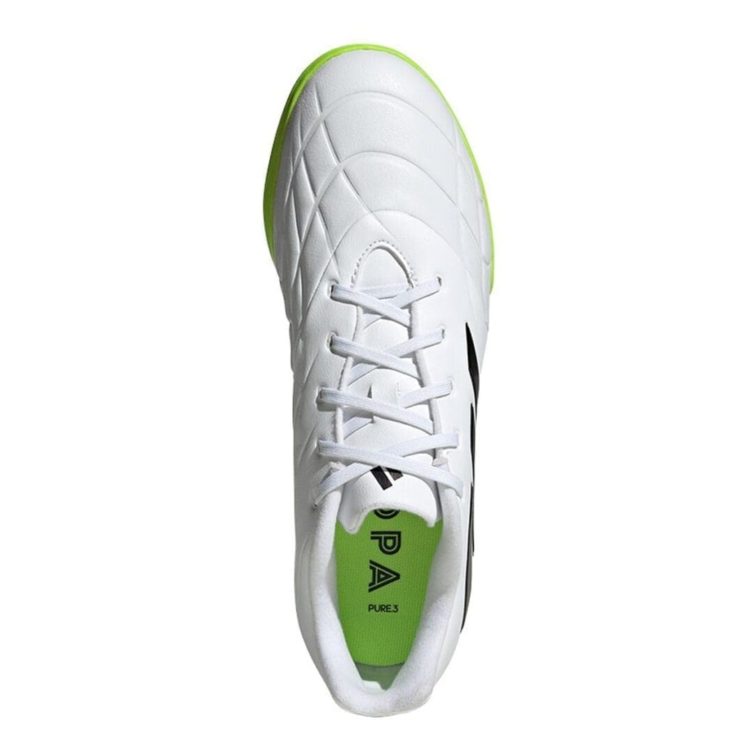 adidas Copa Pure.3 Turf (White/Lucid Lemon) - Image 5