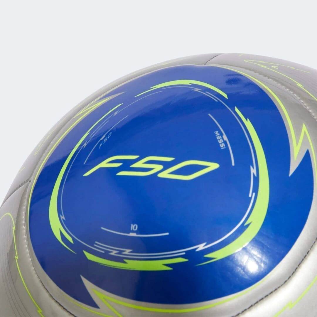 adidas Messi Club Ball - Silver - Image 3