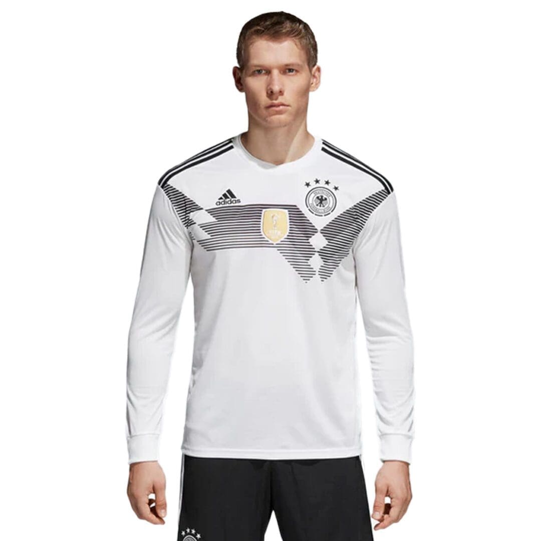 adidas Germany Men's Home Long Sleeve Jersey World Cup 2018 - Image 2
