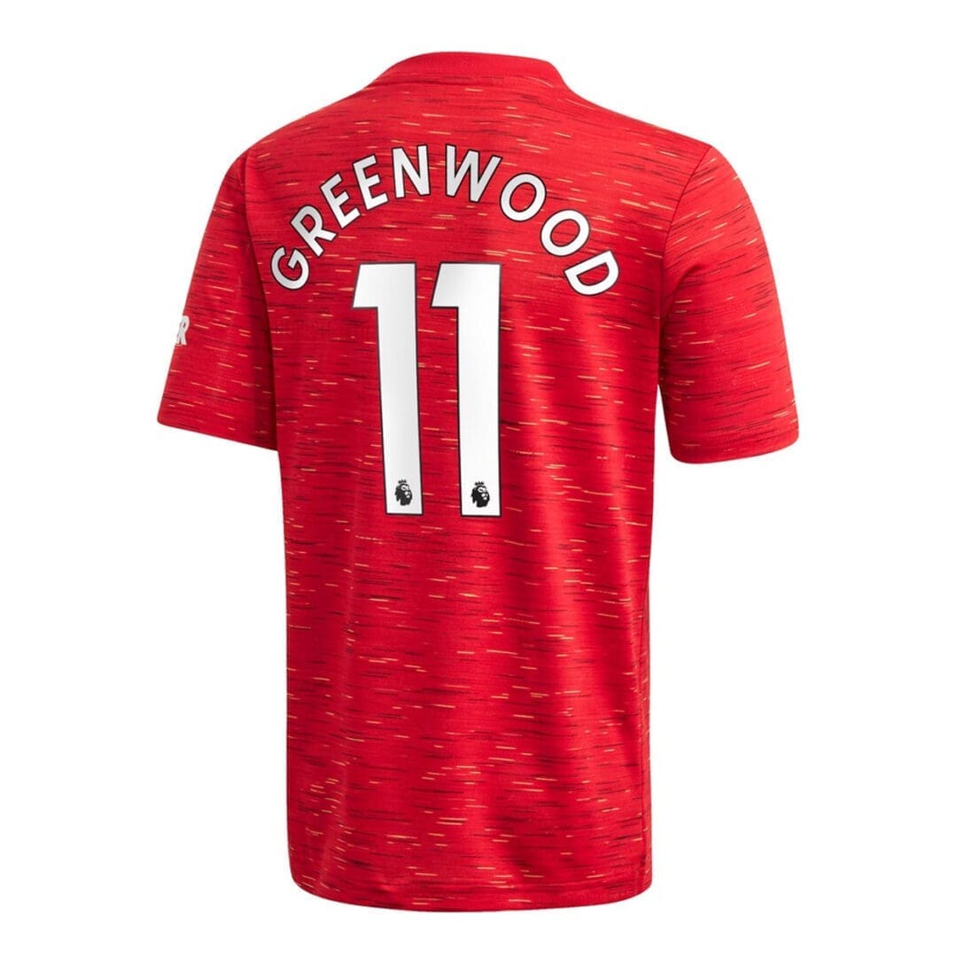 adidas Manchester United "Greenwood #11" Men's Stadium Jersey 2020/21 - Image 2