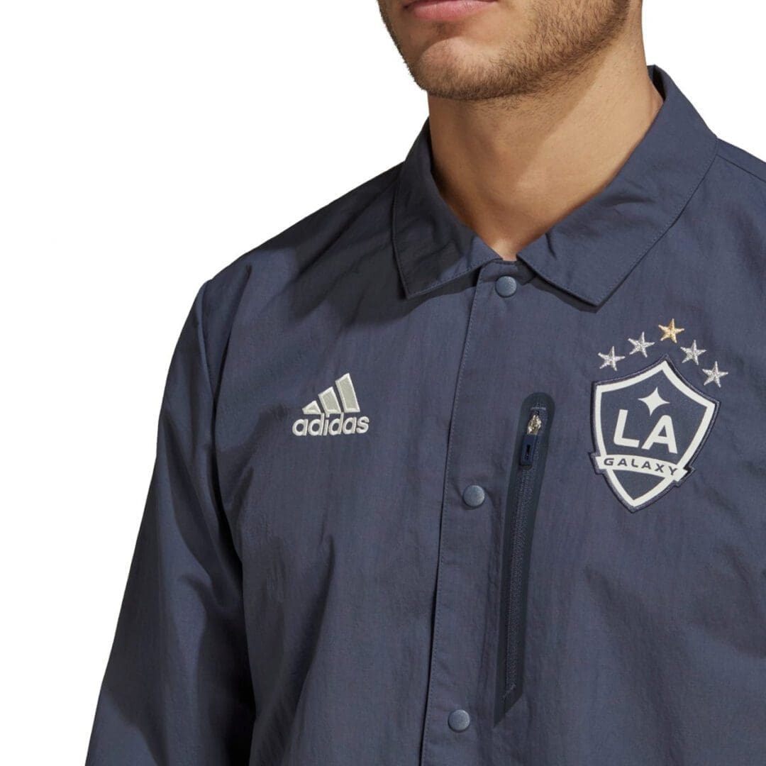 adidas LA Galaxy Men's Tiro Anthem Jacket - Image 3