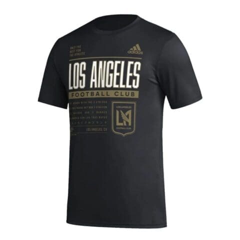 adidas LAFC Pregame T-Shirt (Black)