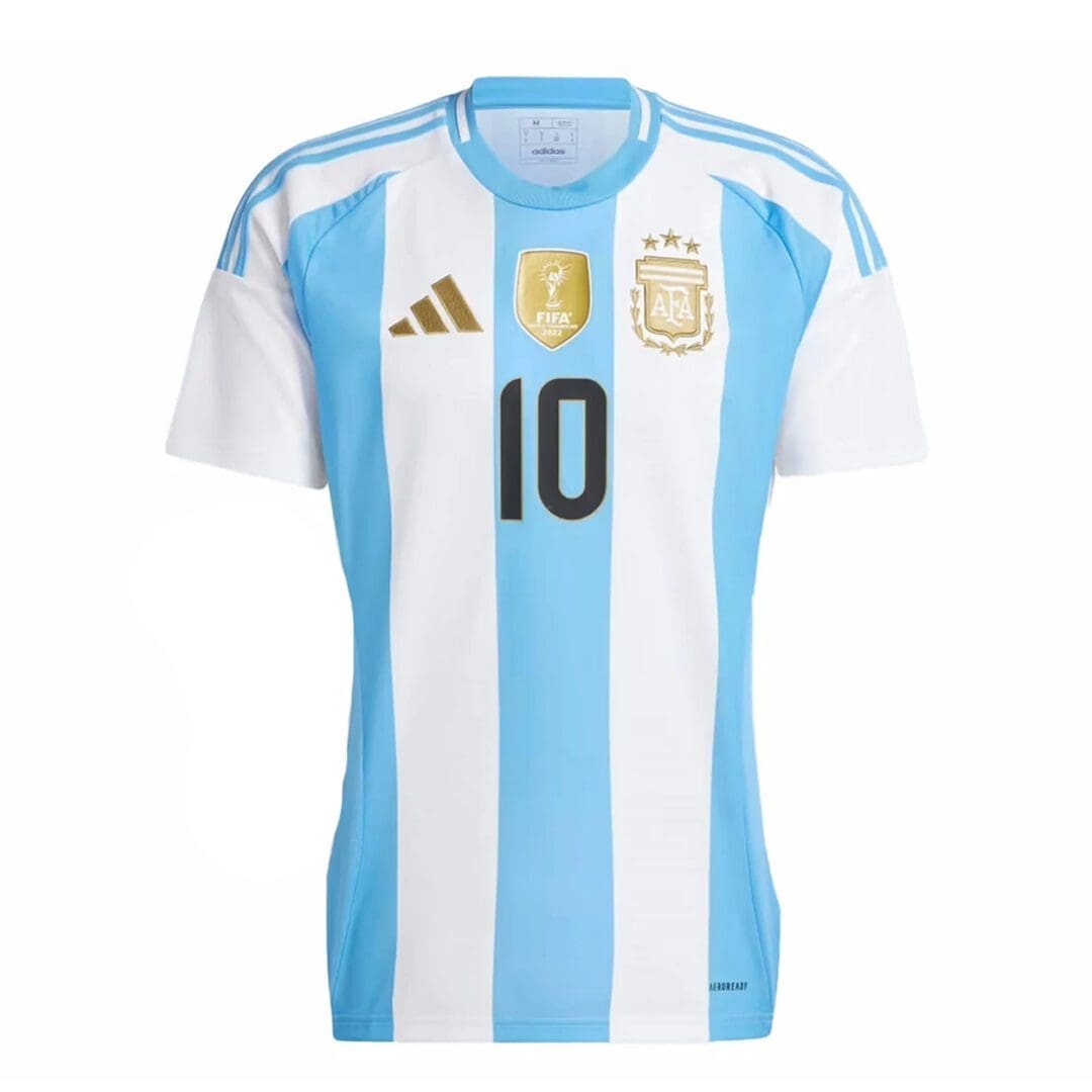 adidas Argentina Messi 10 Men's World Cup Home Jersey 2024/25
