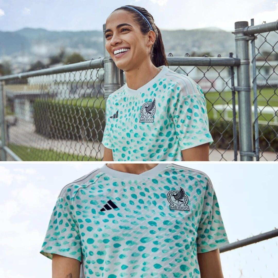 adidas Mexico Women's Authentic World Cup Away Jersey 2023 - Image 3