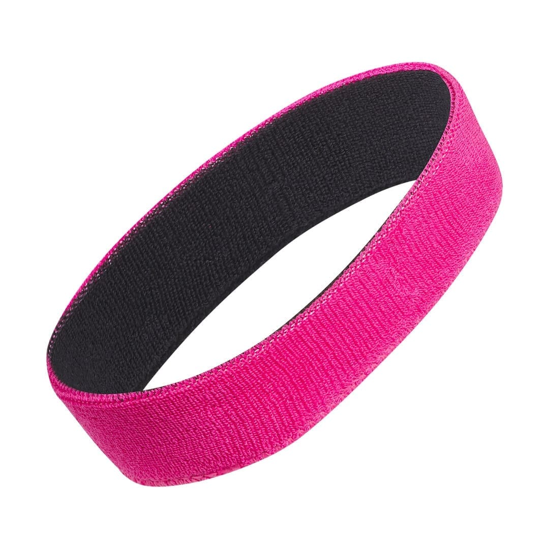adidas Interval Reversible Headband 2.0 (Pink/Black) - Image 3