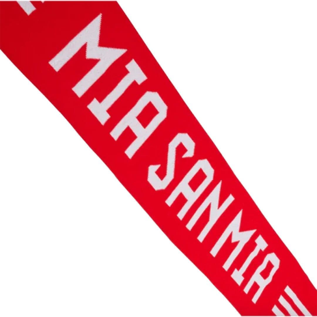adidas FC Bayern Scarf (Red) - Image 2