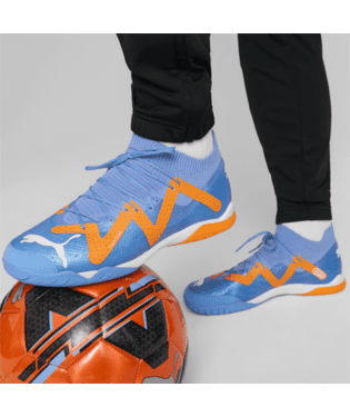 Puma Future Ultimate Court Indoor Supercharge Pack - Blue/Orange - Image 7