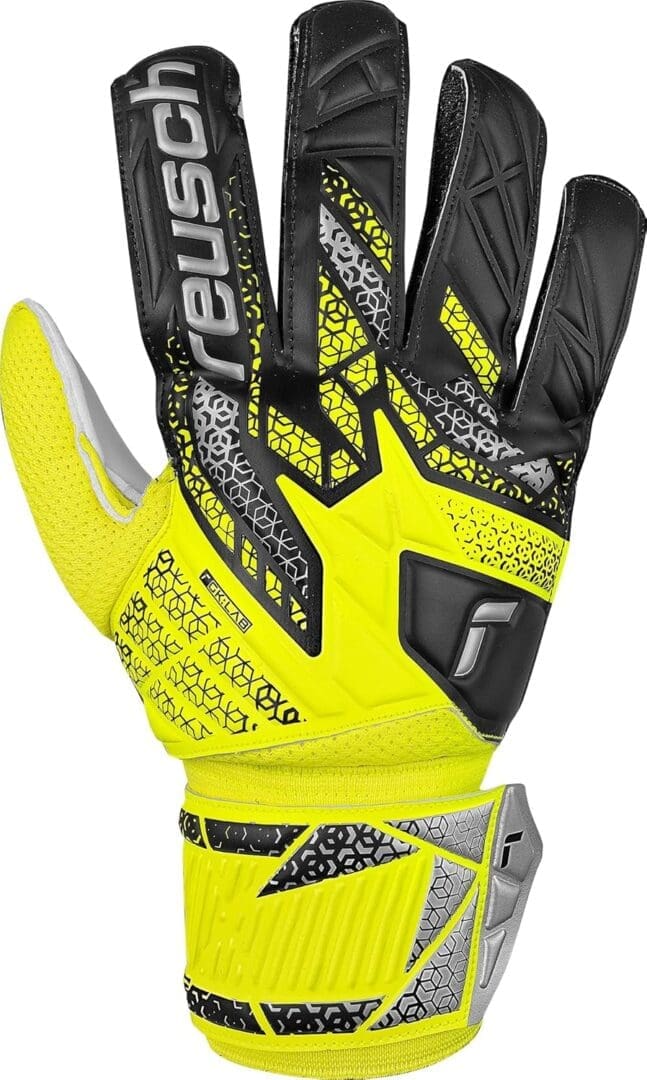 Reusch Attrakt Solid Finger Support Soccer Goalkeeper Gloves - Image 4