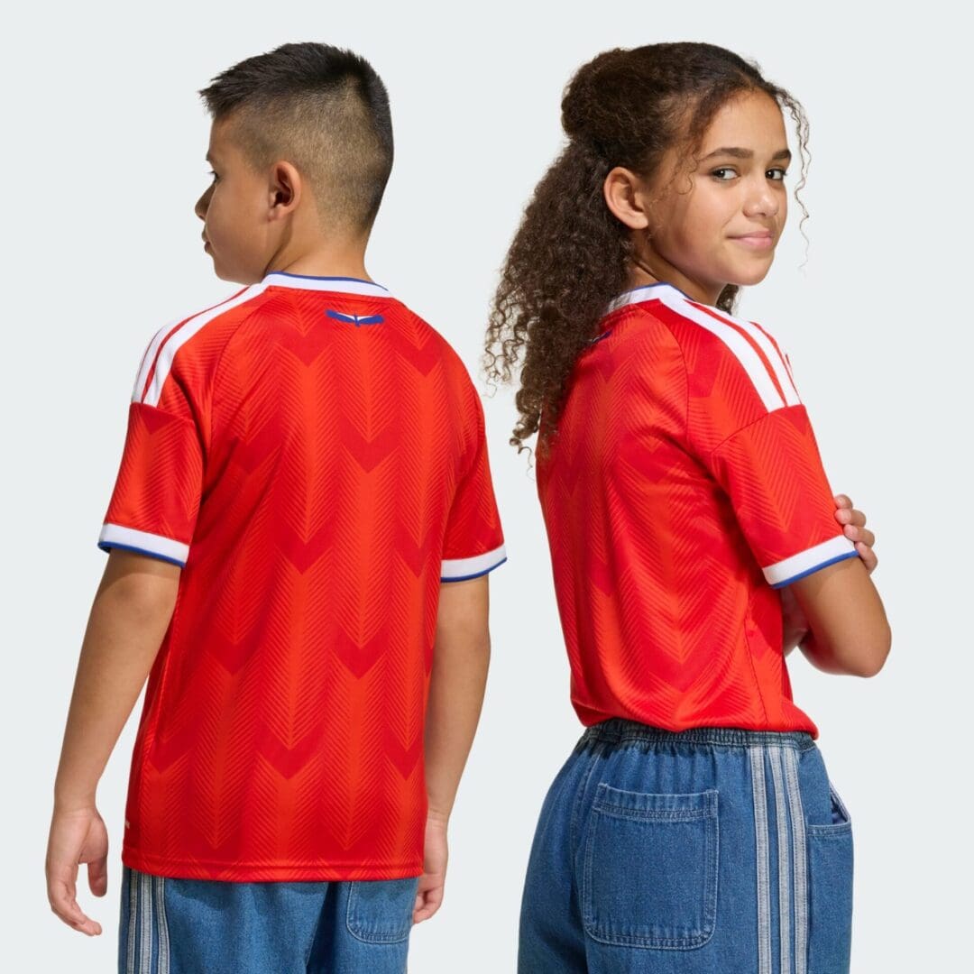 adidas Chile Home Youth Stadium Soccer Jersey 26/27 - Image 5