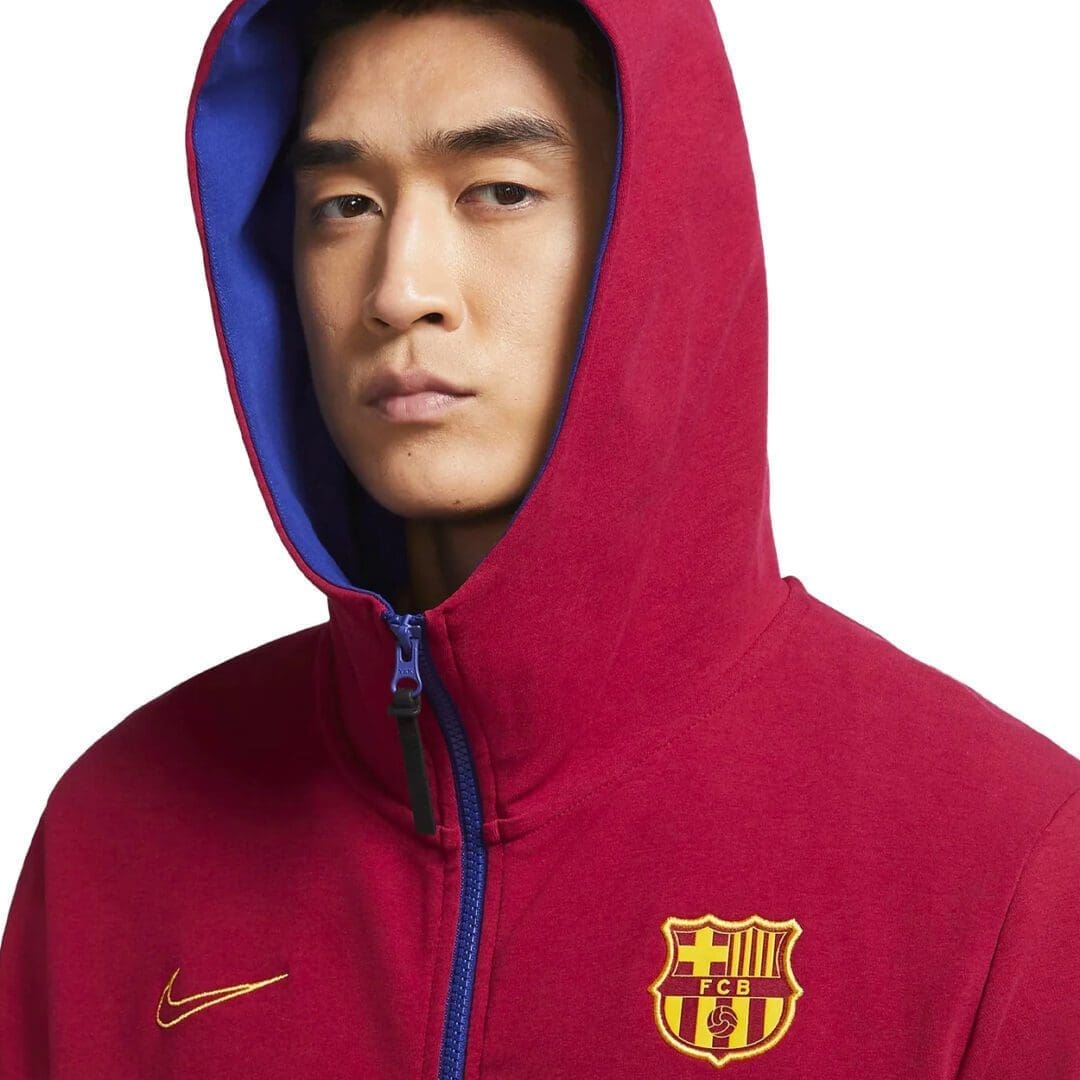 Nike FC Barcelona Tech Pack Full-Zip Hoodie - Image 2