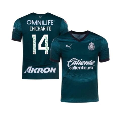 Chicharito #14 Chivas Men's Alternative 3rd Authentic Jersey 2023/24
