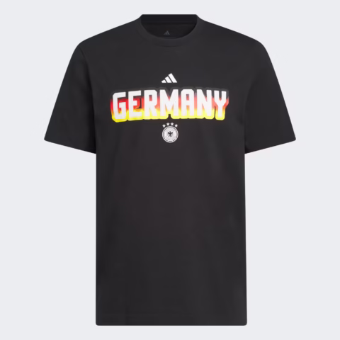 adidas World Cup Germany Men's Home Graphic Tee 26 - Black