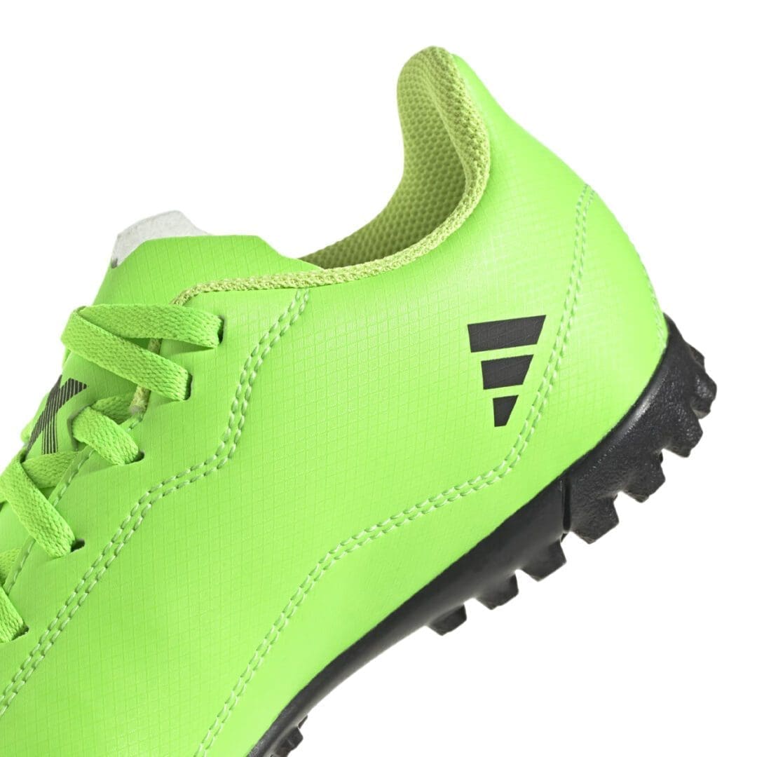 adidas X Speedportal.4 Youth Turf Shoes (Solar Green / Black) - Image 4