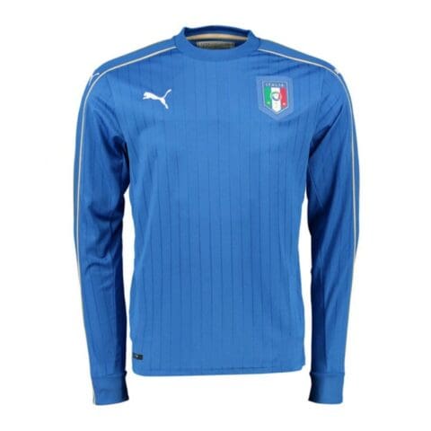 PUMA Italy Men's Home Long Sleeve Jersey Euro 2016