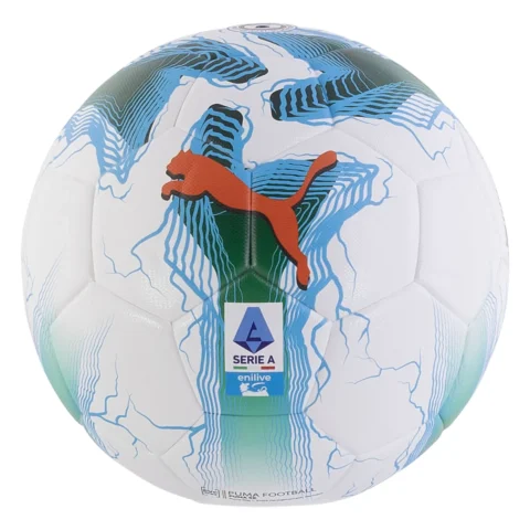 Puma Orbita Serie A Mini Soccer Ball -White-Multicolor